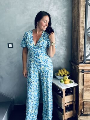 Combi Pantalon, Combi pantalon bleu
