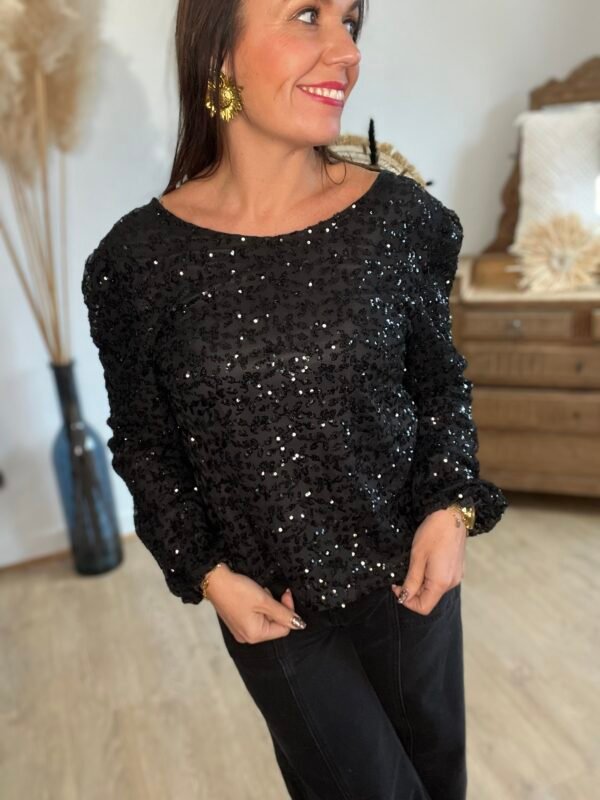 img_4277 Blouse à sequins noirs - Lily