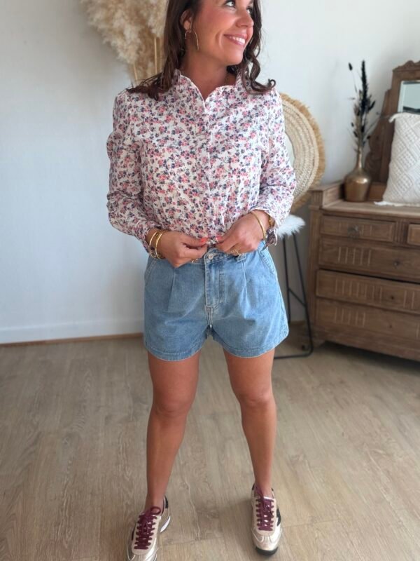 img_7194 Short en jean bleu clair - Modèle Lina