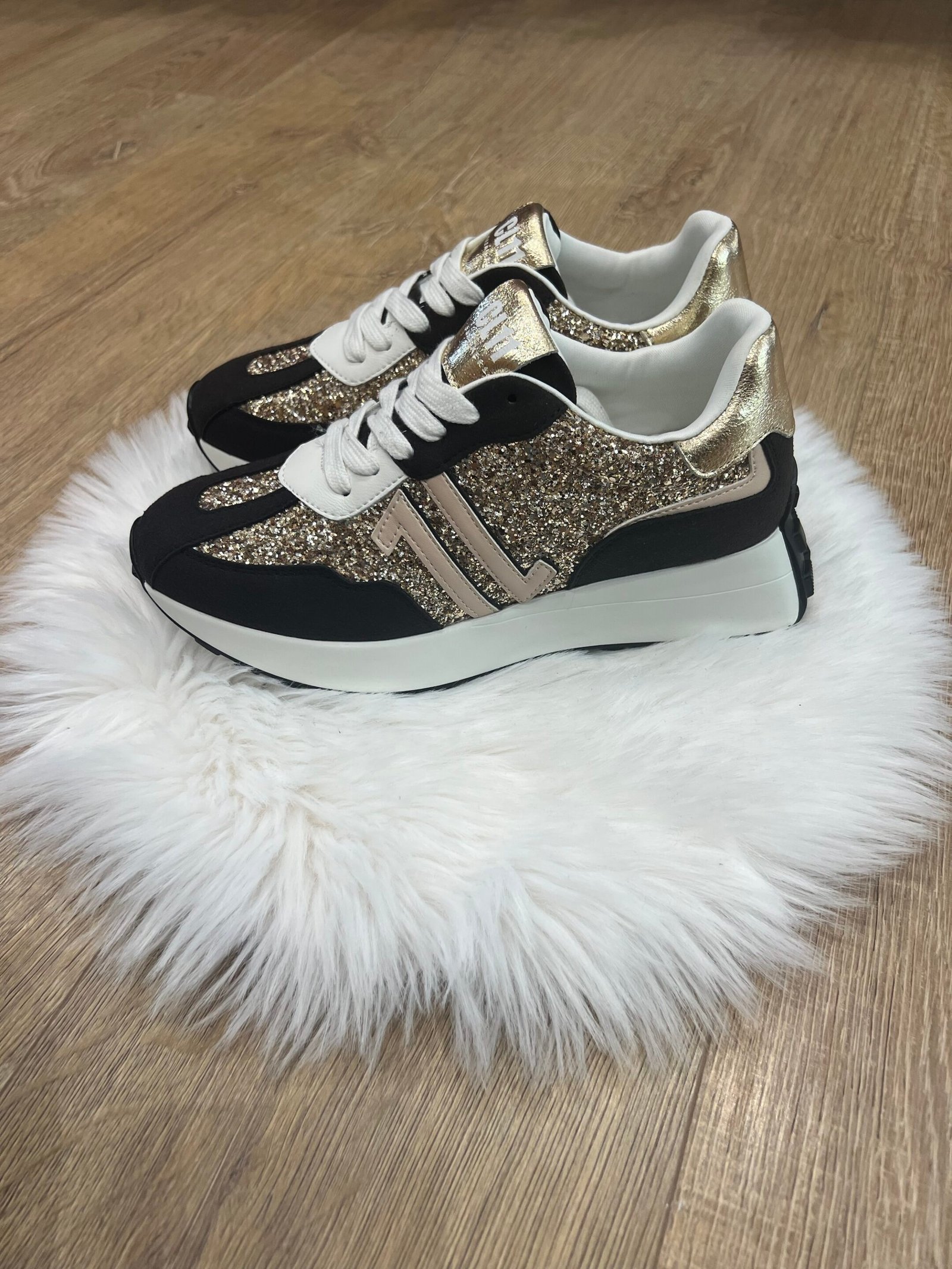 Basket CL11 - Modèle 93 Choco Glitter