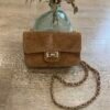 Sac en cuir Suédine camel – Modèle Carolina