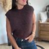 Pull sans manches fluffly – Modèle Callie