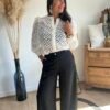 Pantalon Palazzo noir  – Modèle Sarah