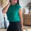 Pull sans manches fluffly – Modèle Callie