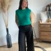 Pull sans manches fluffly – Modèle Callie