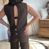 Pull sans manches marron – Modele Isa