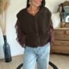 Gilet sans manches marron – Modèle Esteban