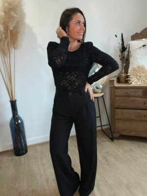 Pantalon fluide noir Pantalon fluide noir - Modèle Dylan