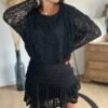 Robe noire dentelle – Modèle Niko