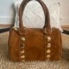 Sac en cuir Suédine camel – Modèle Tiffany