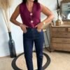 Jean mom fit brut - modèle Elodie