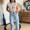 Jean ballon fit bleu - modèle Virginie