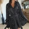 Robe courte à pois - Modèle Bobby