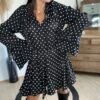 Robe courte à pois - Modèle Bobby