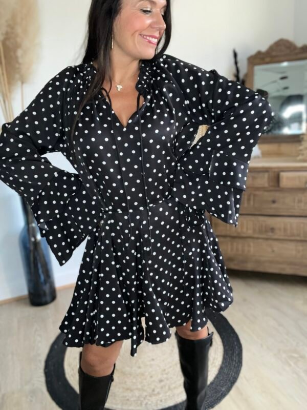Robe courte à pois - Modèle Bobby