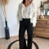 Pantalon fluide noir - Modèle Dylan