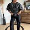 Jean ballon fit noir - modèle Virginie
