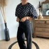 Jean ballon fit noir - modèle Virginie