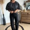 Jean ballon fit noir - modèle Virginie