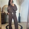 Pantalon jogging choco - Modèle Louna