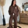 Pantalon jogging choco - Modèle Louna