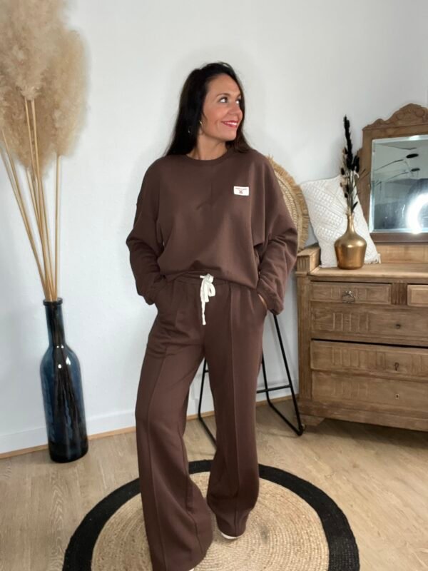 Pantalon jogging choco - Modèle Louna