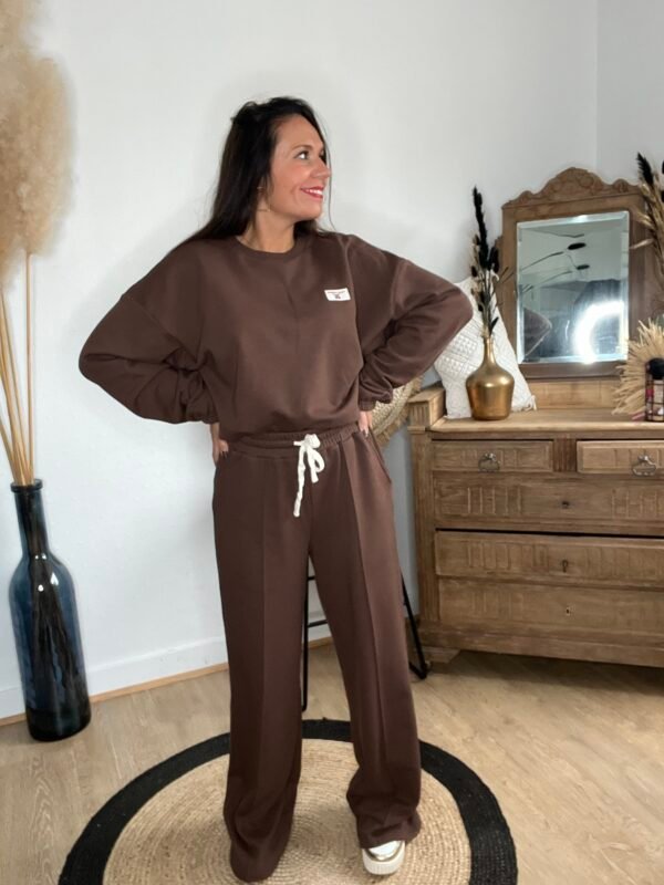 Pantalon jogging choco - Modèle Louna