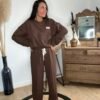 Pantalon jogging choco - Modèle Louna