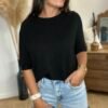 Pull noir  – Modèle Eleonore