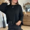 Pull noir  – Modèle Coralie