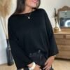 Pull noir  – Modèle Coralie