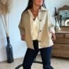 Trench court beige - Modèle Warren