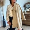 Trench court beige - Modèle Warren