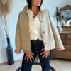 Trench court beige - Modèle Warren