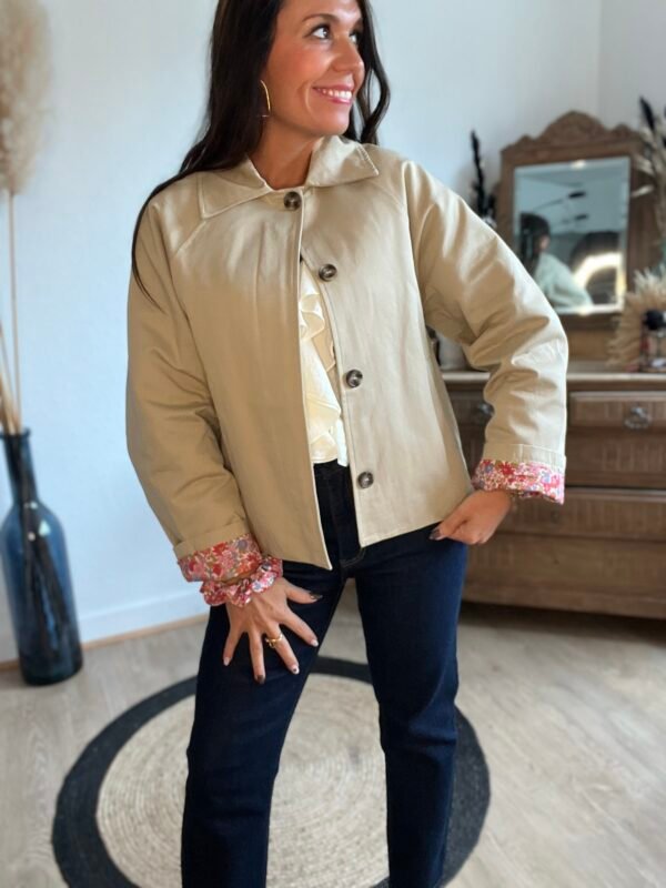 Trench court beige - Modèle Warren