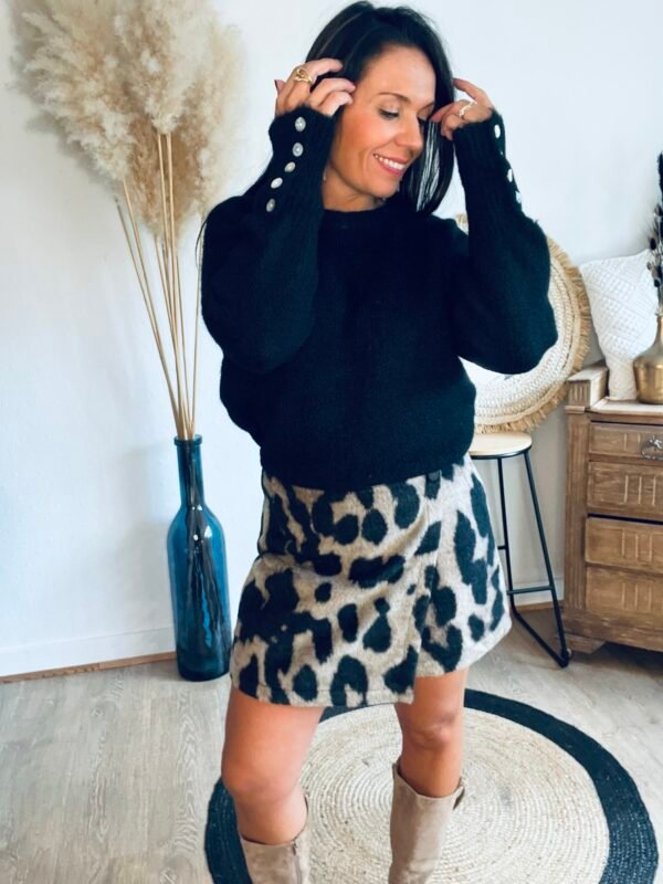 Pull noir extra doux Pull noir extra doux