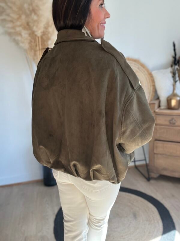 veste bombers suedine kaki veste bombers suedine kaki