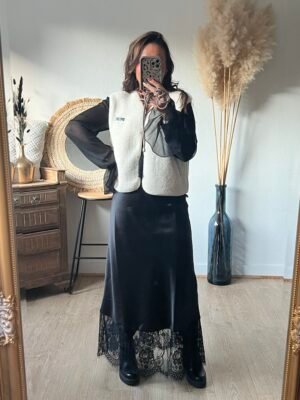 Gilet sans manches écru Gilet sans manches écru