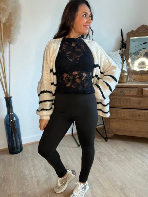 LEGGING NOIR MOLLETONNE