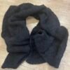 Écharpe bouclette noire – Modèle Caro