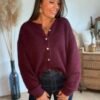 Gilet bordeaux tout doux Gilet bordeaux tout doux