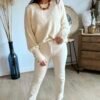 Pull beige extra doux