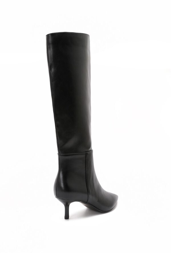 bottes noires petit talon Bottes noires petit talon - Modèle Matheo