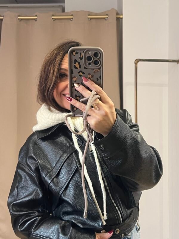 cagoule en laine beige Cagoule crème en laine extra douce – Modèle Lea