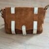 Sac cuir Suède camel  – Modèle Jane