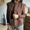 Gilet sans manches marron – Modèle Blanche