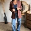 Blazer marron - Modèle Bahia