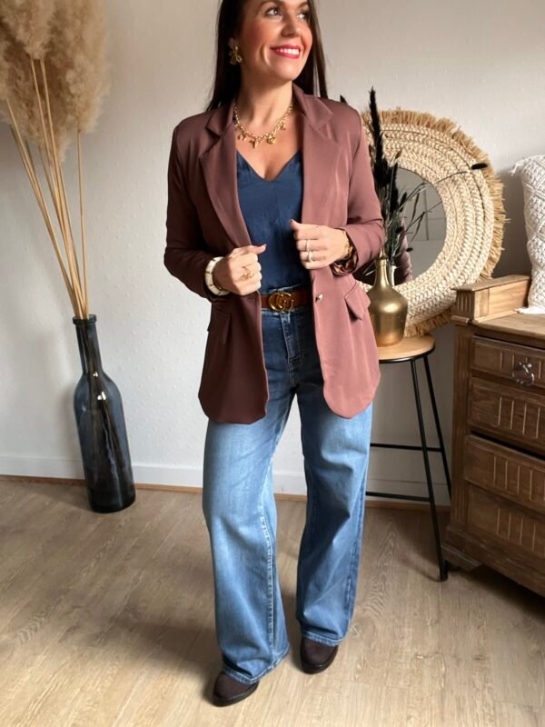 Blazer marron - Modèle Bahia