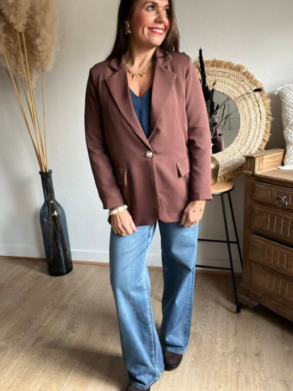 Blazer marron - Modèle Bahia