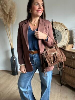 Blazer marron - Modèle Bahia